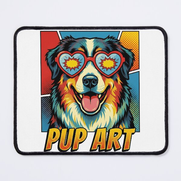 Item preview, Pop Art Miniature American Shepherd Retro Dog designed and sold by k3rstman1.