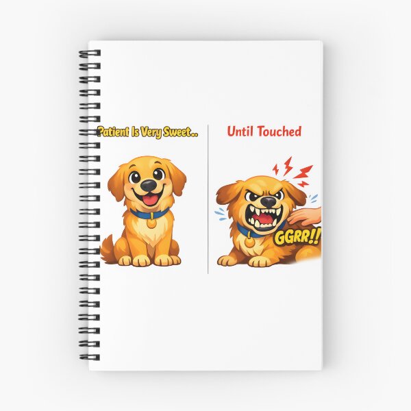 Item preview, Patient Is Very Sweet Until Touched – Funny Veterinary Humor Design designed and sold by Bettybee00.