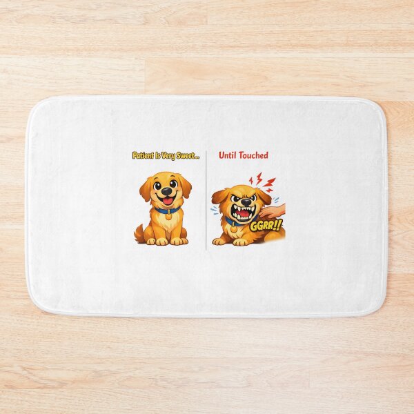 Item preview, Patient Is Very Sweet Until Touched – Funny Veterinary Humor Design designed and sold by Bettybee00.