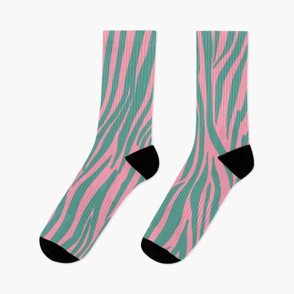 Item preview, Pink and Green Zebra Stripes designed and sold by OneThreeSix.