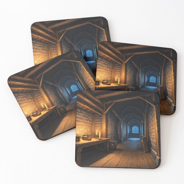 Item preview, Cozy Medieval Castle Interior designed and sold by VelraSceneory.