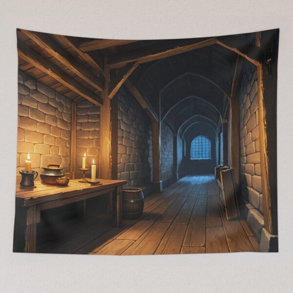 Item preview, Cozy Medieval Castle Interior designed and sold by VelraSceneory.