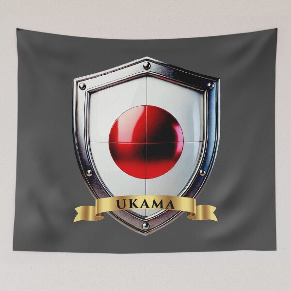 Item preview, Ukama Japanese Heritage Crest Shield designed and sold by Highlandkings.