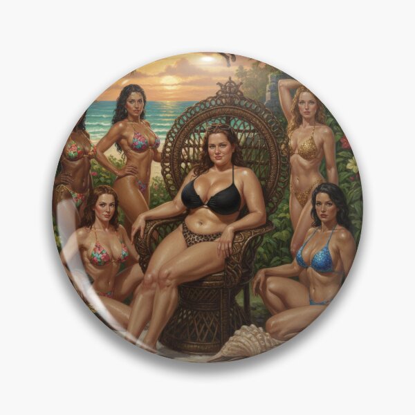Item preview, Copia de big beautiful  women sleeping the beach designed and sold by Chubby Chase.