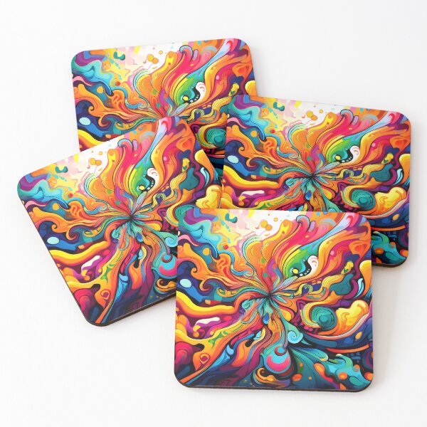 Item preview, Colorful Wallcovering Tapestry, duvet cover, throw blanket, shower curtain designed and sold by CharlottePlaceArt.