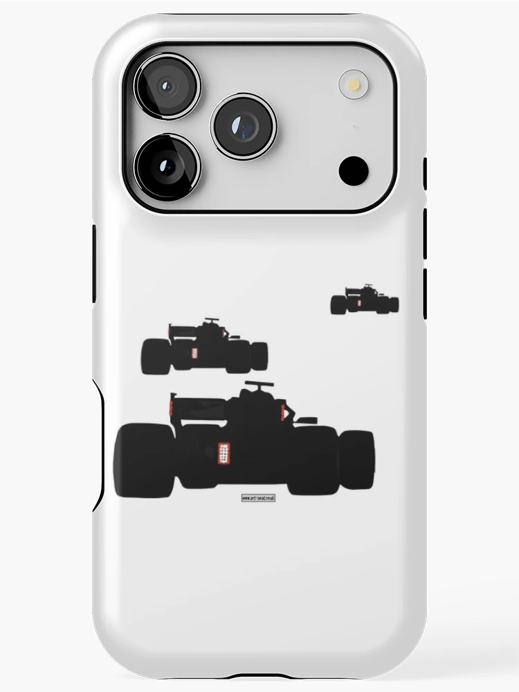 Thumbnail 1 of 4, iPhone Case, Three Formula One Racing Cars designed and sold by davidgoble.