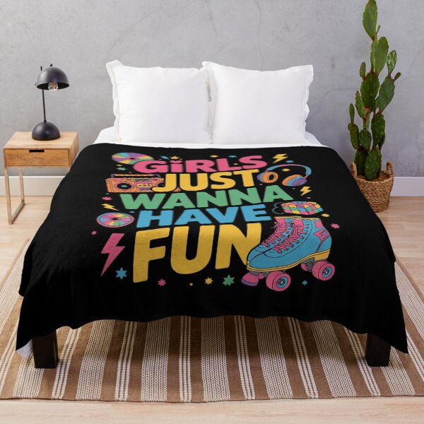 Item preview, 80's Girls Just Wanna Have Fun 80s Birthday Girl Women designed and sold by MarkLeedsArt.