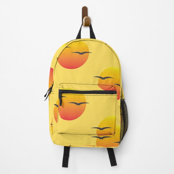 Item preview, Minimal Sunset with Flying Birds – Aesthetic Nature Illustration designed and sold by ROHITJIDEGINER.