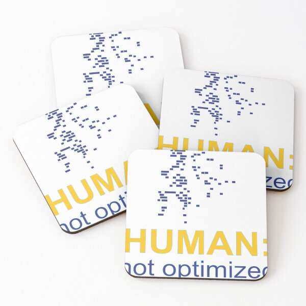Item preview, Human Not Optimized Creative Mind designed and sold by Pixel&Palette Studio.