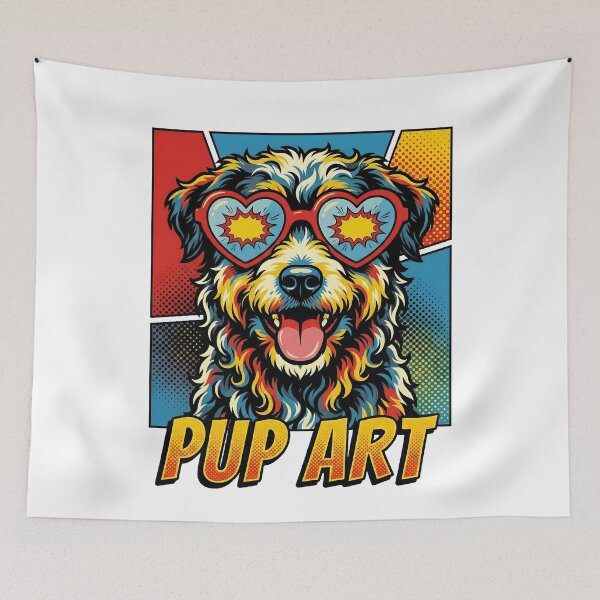 Item preview, Pop Art Mudi Retro Dog designed and sold by k3rstman1.