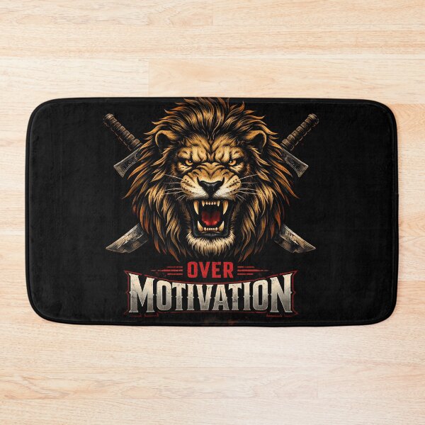 Item preview, Discipline Over Motivation – Alpha Lion Mindset designed and sold by Crown & Claw.
