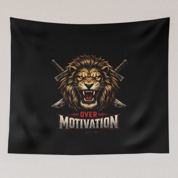 Item preview, Discipline Over Motivation – Alpha Lion Mindset designed and sold by Crown & Claw.