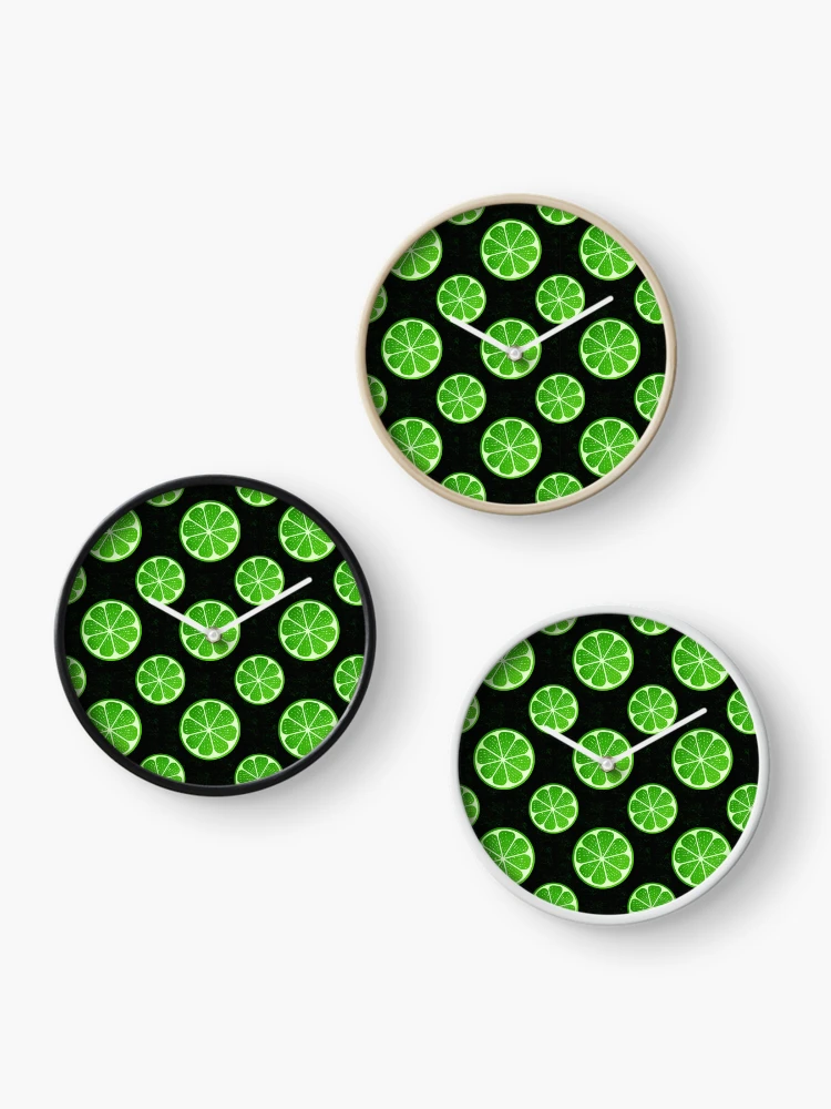 Thumbnail 3 of 4, Clock, Limes designed and sold by Rasmenia.