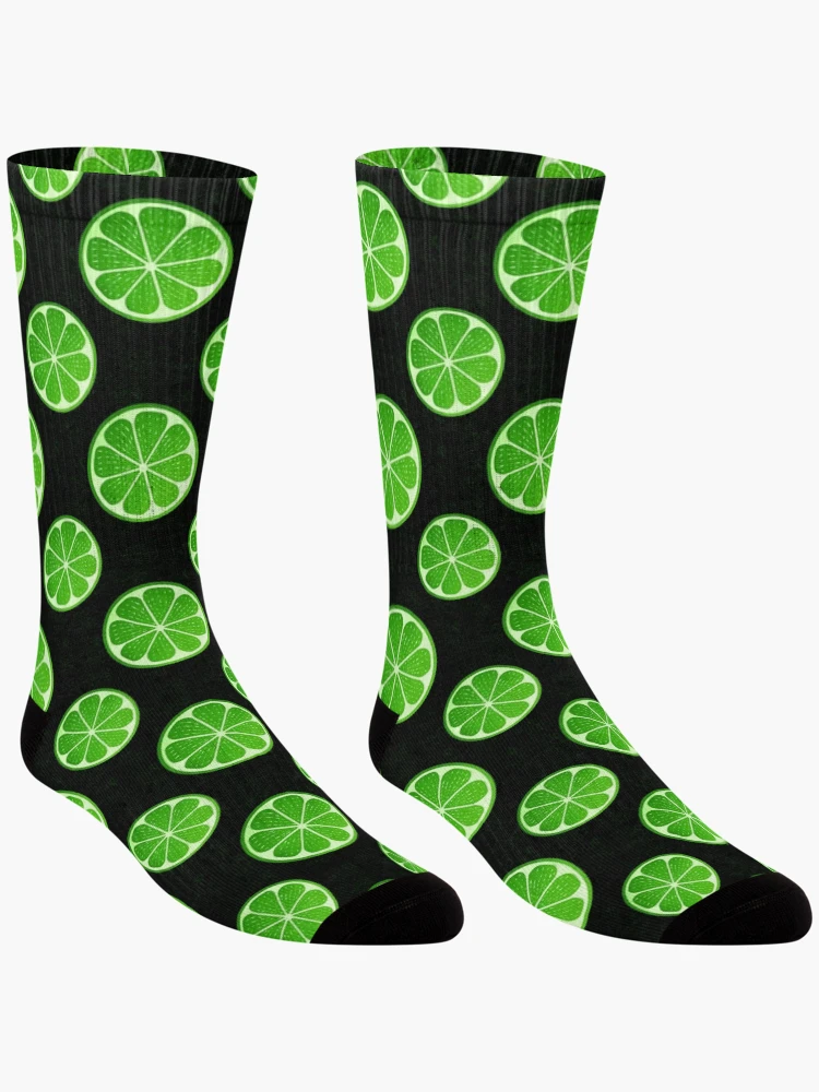Thumbnail 3 of 5, Socks, Limes designed and sold by Rasmenia.