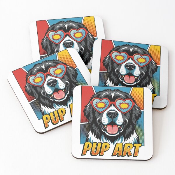 Item preview, Pop Art Newfoundland Retro Dog designed and sold by k3rstman1.
