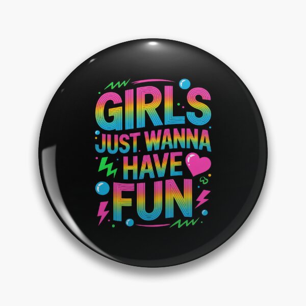 Item preview, 80's Girls Just Wanna Have Fun 1980s Girl Men Women designed and sold by MarkLeedsArt.