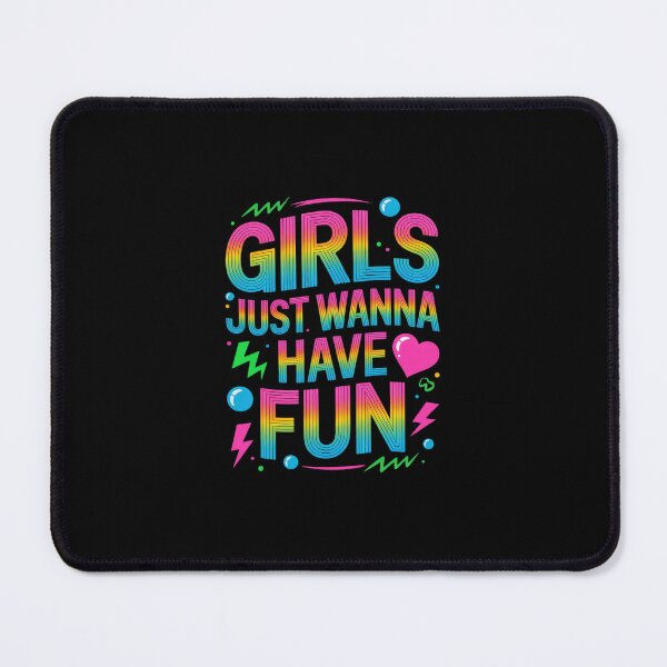 Item preview, 80's Girls Just Wanna Have Fun 1980s Girl Men Women designed and sold by MarkLeedsArt.
