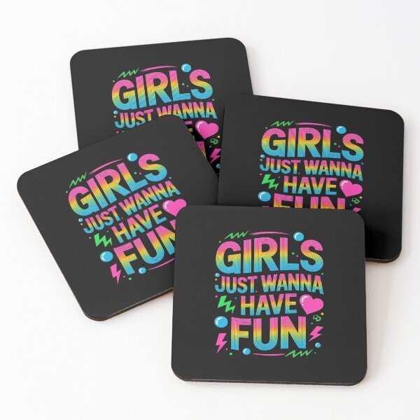 Item preview, 80's Girls Just Wanna Have Fun 1980s Girl Men Women designed and sold by MarkLeedsArt.