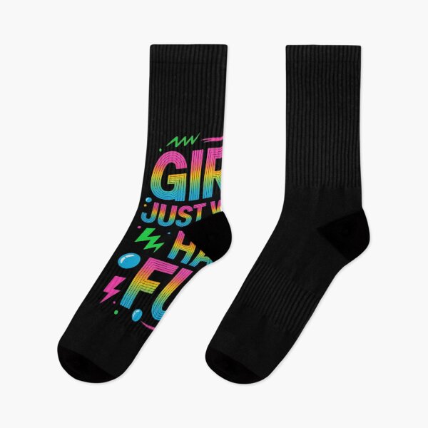 Item preview, 80's Girls Just Wanna Have Fun 1980s Girl Men Women designed and sold by MarkLeedsArt.