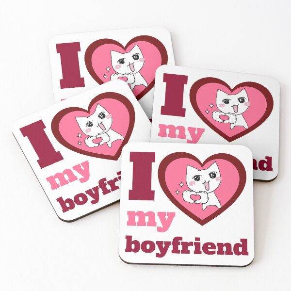 Item preview, I love my boyfriend silly cat designed and sold by GuaranteedLaugh.