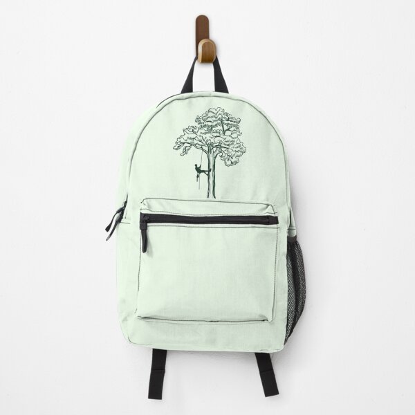 Item preview, Tree with a climber hand drawn illustration designed and sold by nesgalina.