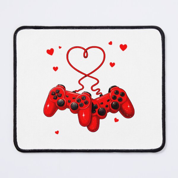 Item preview, Player One & Player Two Gamer Valentine Design designed and sold by CleanDecor.