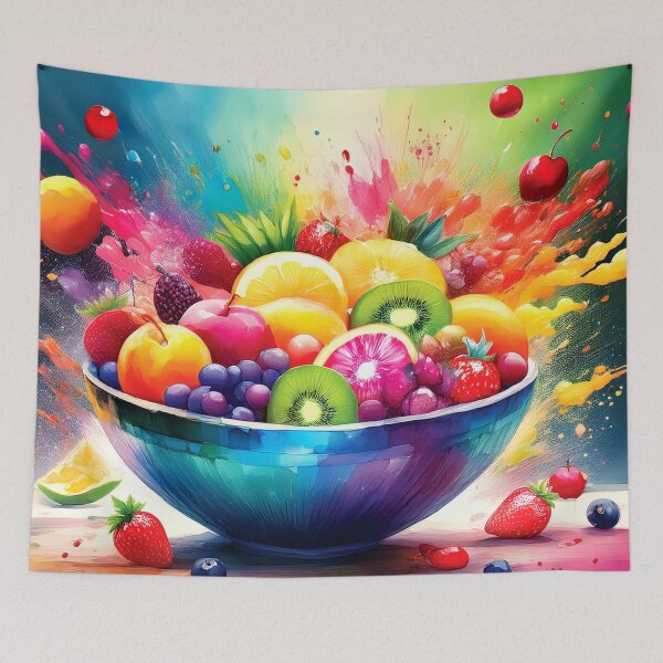Item preview, Colorful Wallcovering Tapestry, duvet cover, throw blanket, shower curtain designed and sold by CharlottePlaceArt.