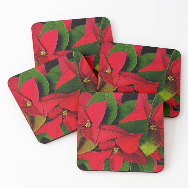 Item preview, Poinsettia, red winter flowering plant, Christmas plant designed and sold by hollycooper.