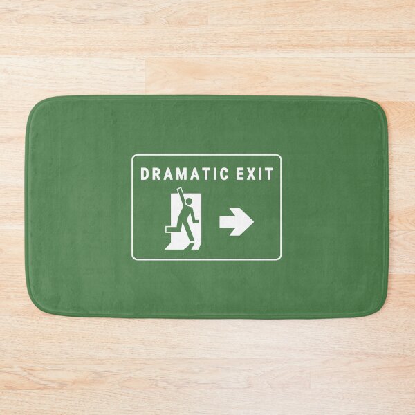 Item preview, Dramatic Exit Sign designed and sold by heydayposters.