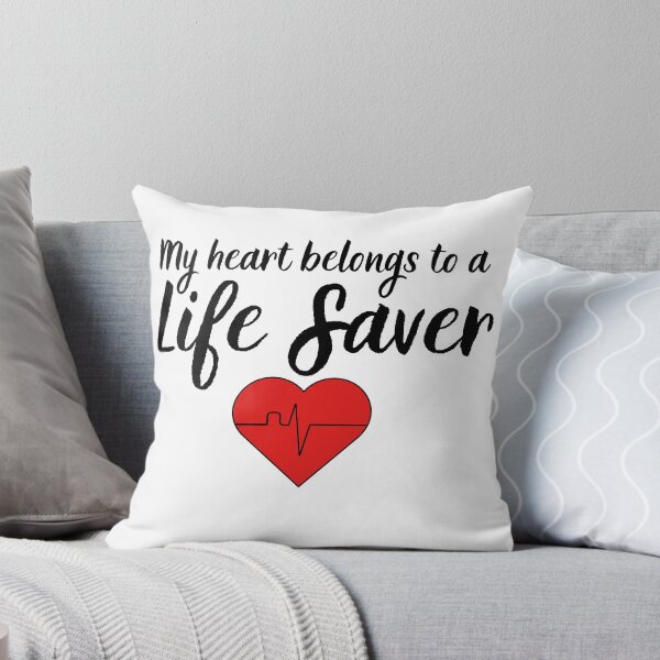 Item preview, My Heart Belongs to a Life Saver designed and sold by FreshLineArts.