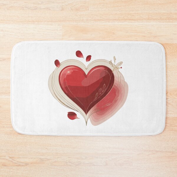 Item preview, Crimson Radiance: The Gilded Jewel Heart designed and sold by desinganddecor.