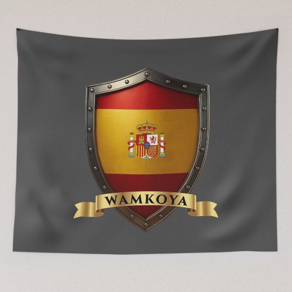 Item preview, Wamkoya Spanish Heritage Crest Shield designed and sold by Highlandkings.