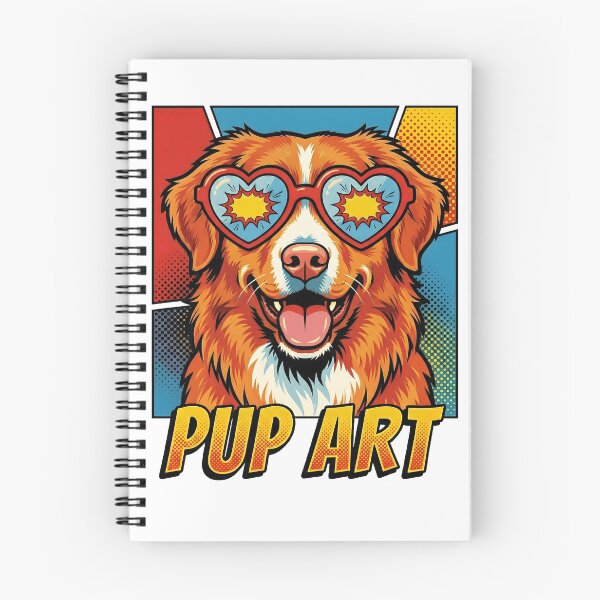 Item preview, Pop Art Nova Scotia Duck Tolling Retriever Retro Dog designed and sold by k3rstman1.