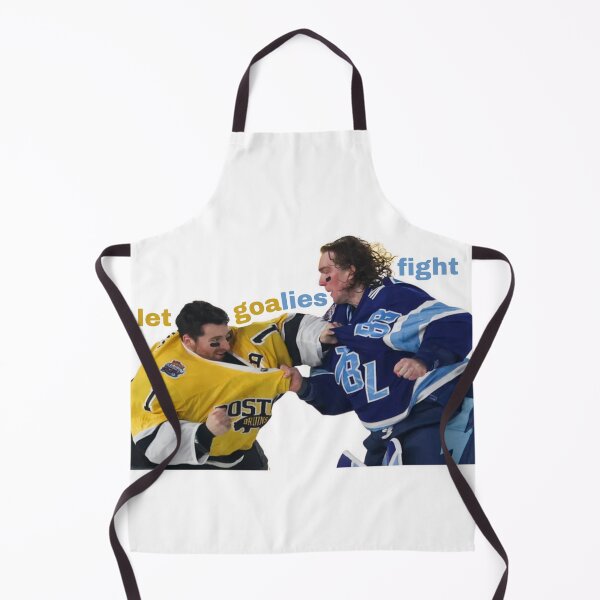 Item preview, Swayman vs. Vasilevskiy - Let Goalies Fight designed and sold by pin3tree603.
