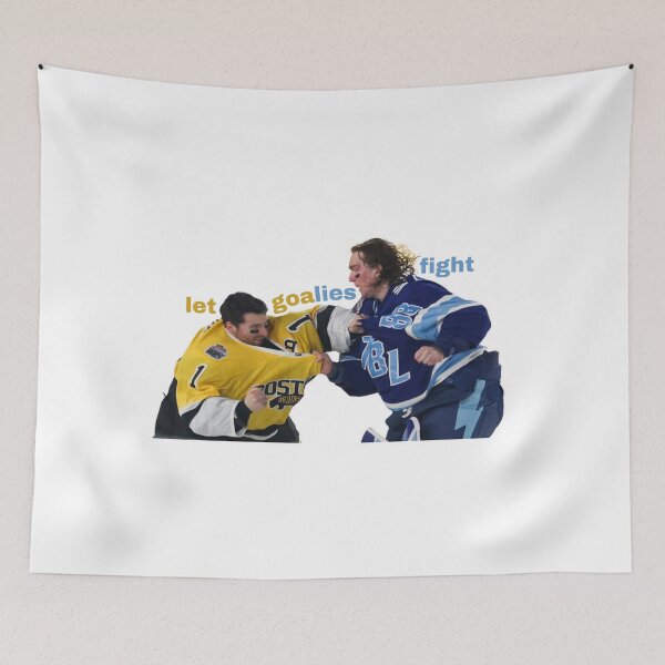 Item preview, Swayman vs. Vasilevskiy - Let Goalies Fight designed and sold by pin3tree603.