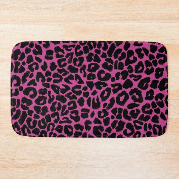 Item preview, Leopard Print Pattern in Pink and Black designed and sold by OneThreeSix.