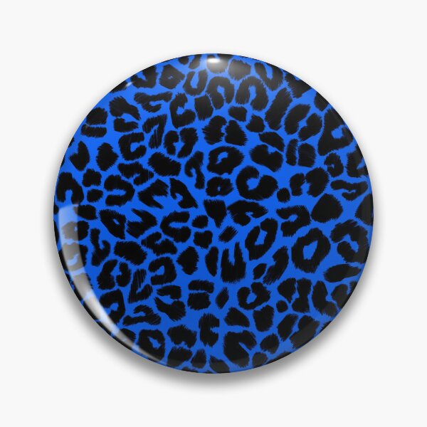 Item preview, Leopard Print Pattern in Blue and Black designed and sold by OneThreeSix.
