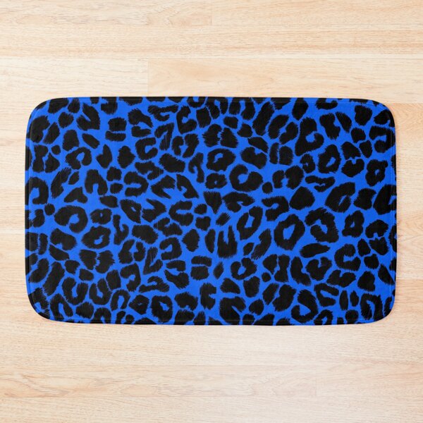 Item preview, Leopard Print Pattern in Blue and Black designed and sold by OneThreeSix.