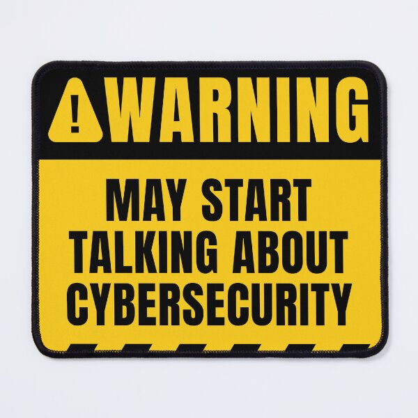Item preview, May Start Talking About Cybersecurity designed and sold by MaryAller.