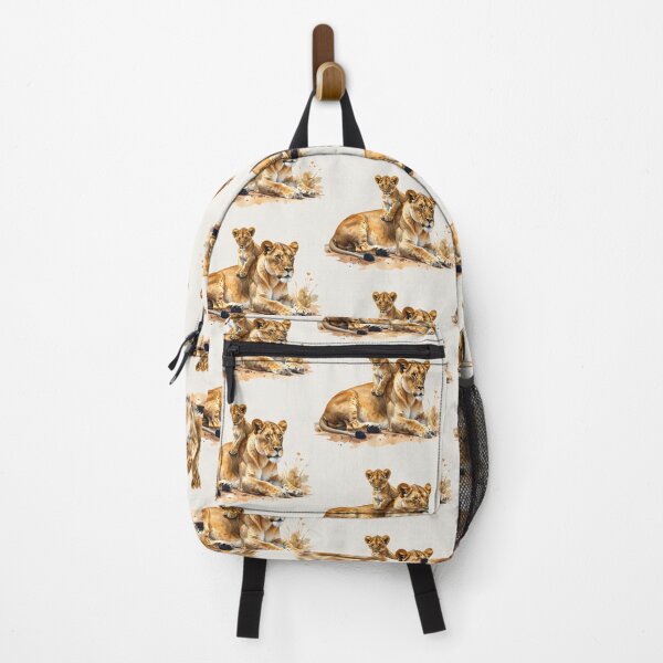 Item preview, Motherly love in the wilderness, lioness and cub designed and sold by LiskoDesign.