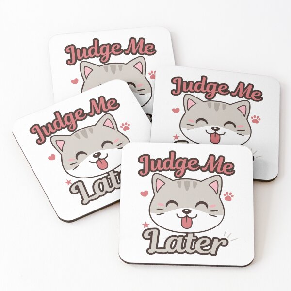 Item preview, Judge Me Later | Cute Funny Cat designed and sold by StyleAttire.
