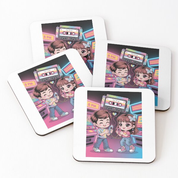 Item preview,  Y2K Neon Mixtape Date designed and sold by McVrax.