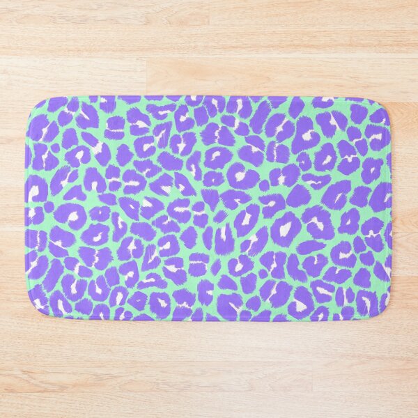 Item preview, Leopard Print Pattern in Green and Purple designed and sold by OneThreeSix.