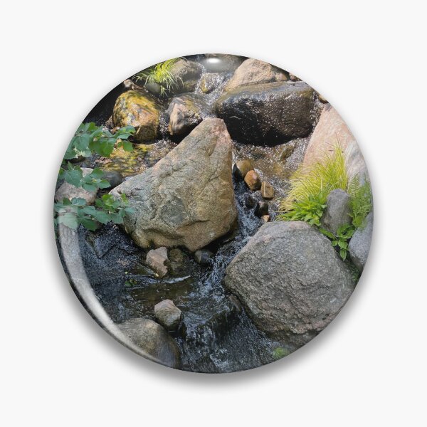 Item preview, Waterfall forest garden trail | botanical | Japanese garden | stone path designed and sold by hollycooper.
