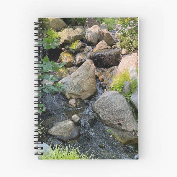 Item preview, Waterfall forest garden trail | botanical | Japanese garden | stone path designed and sold by hollycooper.