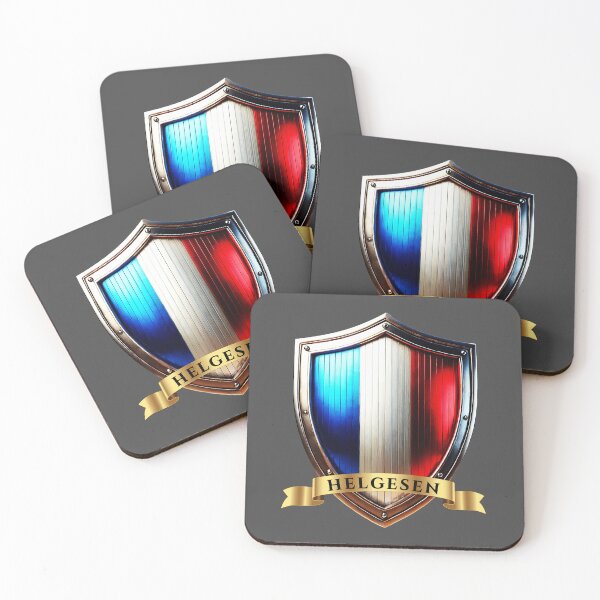 Item preview, Helgesen French Heritage Crest Shield designed and sold by Highlandkings.