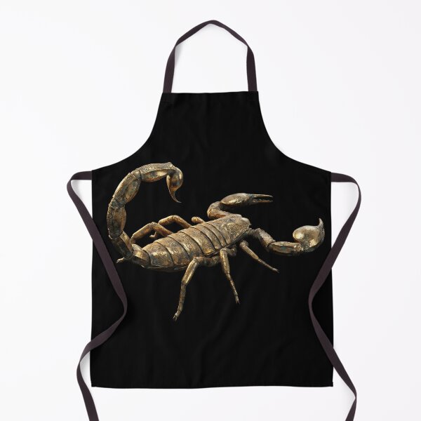 Item preview, Golden Scorpion - Antique Gold Animal Design designed and sold by Neon Nature Studio.