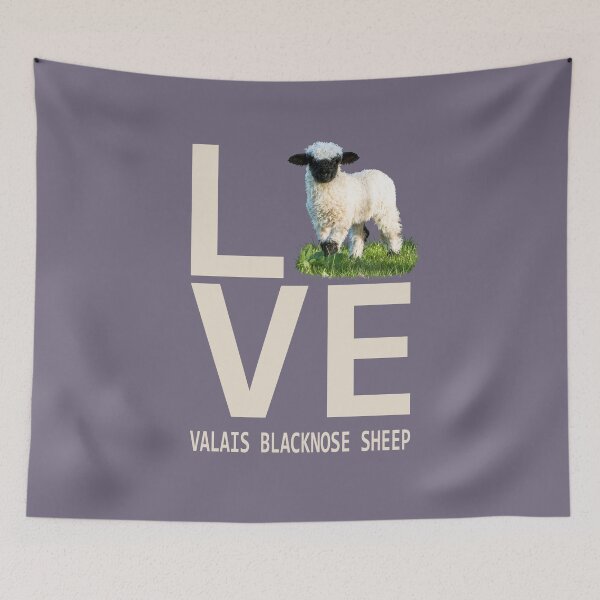 Item preview, LOVE Valais Blacknose Sheep designed and sold by Jane Stanley Photography.