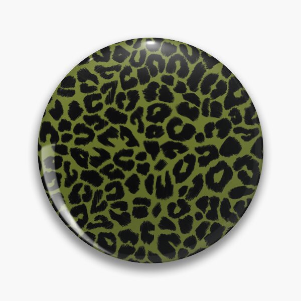 Item preview, Leopard Print Pattern in Green and Black designed and sold by OneThreeSix.