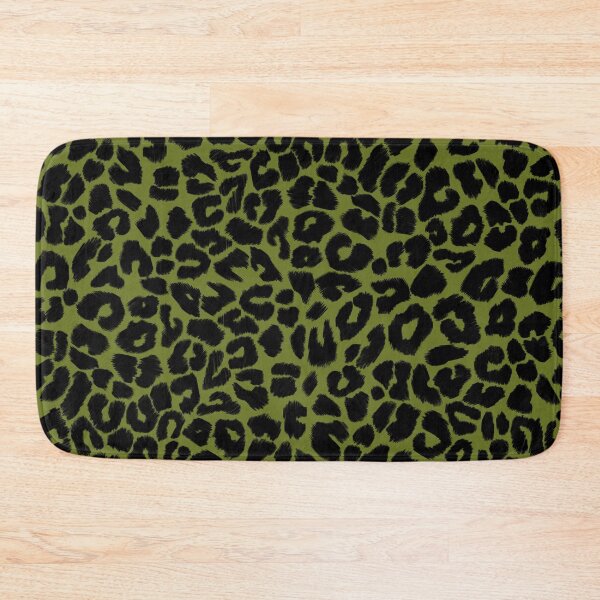 Item preview, Leopard Print Pattern in Green and Black designed and sold by OneThreeSix.